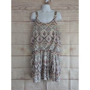 Art Class Girl’s Multi Color Aztec/Boho Romper Size Large